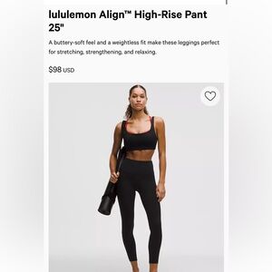 lululemon athletica Align High-Rise Leggings - Black